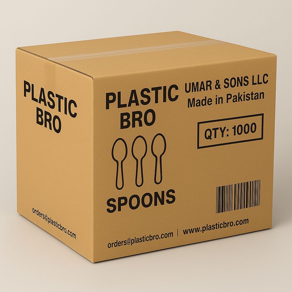B2B Plastic Bro™ Spoons (Box of 2000 pcs)
