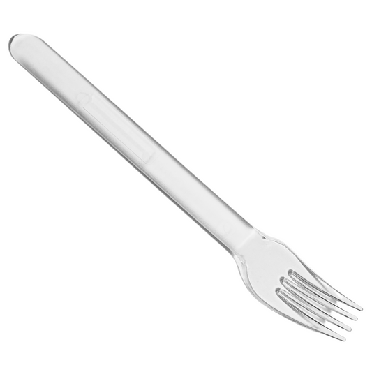 Re-useable Plastic Forks Set of 100 - Dishwasher Safe and Re-usable Heavy Duty Plastic Forks for Parties and Basic Everyday Tableware